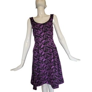 Vintage Betsey Johnson Bug Embroidered Dress, VGUC, Size 8